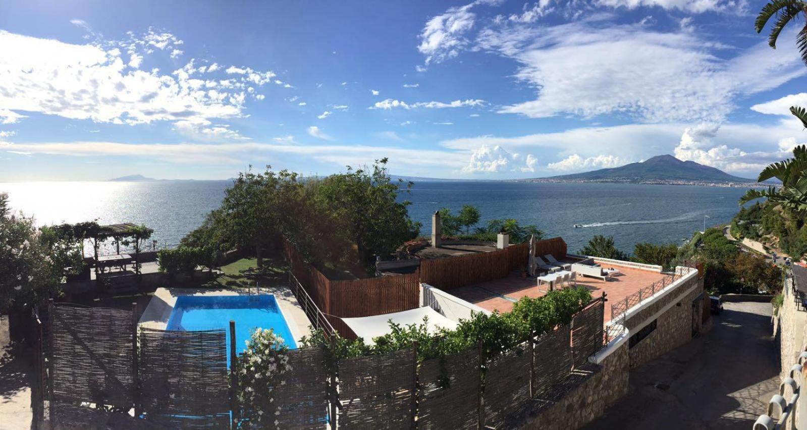 Villa Bikini On Sorrento Coast Vico Equense Exteriör bild